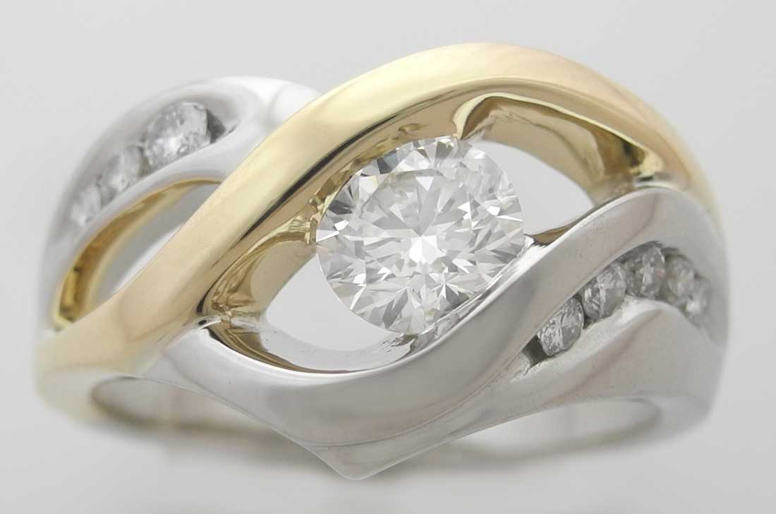 Princess Cut Custom Diamond Wedding Ring