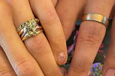 Custom Designed Engagement and Wedding Rings